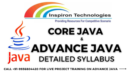 Core Java and Advance Java Syllabus